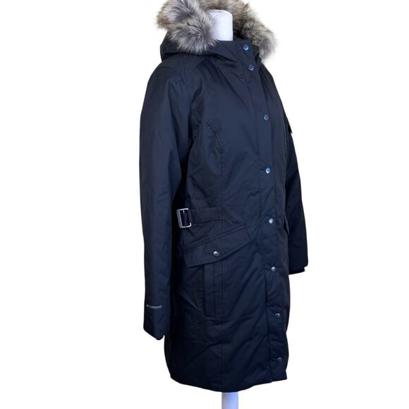 Eddie Bauer Womens Sz L Superior III Stadium Parka Down Filled Waterproof Black - Picture 7 of 16